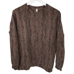 Athleta Patterned Tencel Long Sleeve Shirt - Women's Size M